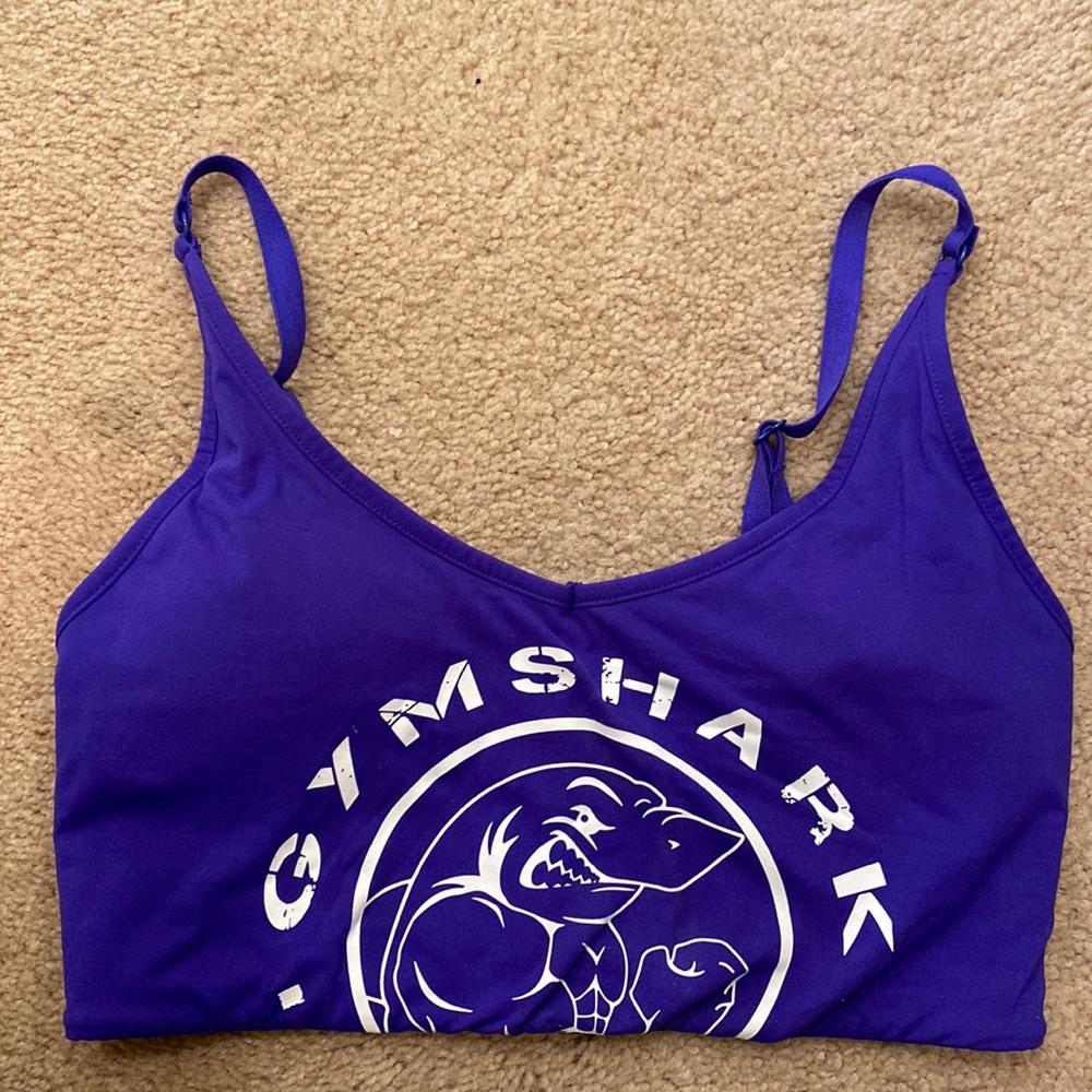 GymShark Legacy Collection Sports Bra Cobalt Blue